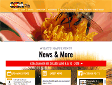 Tablet Screenshot of coloradobeekeepers.org